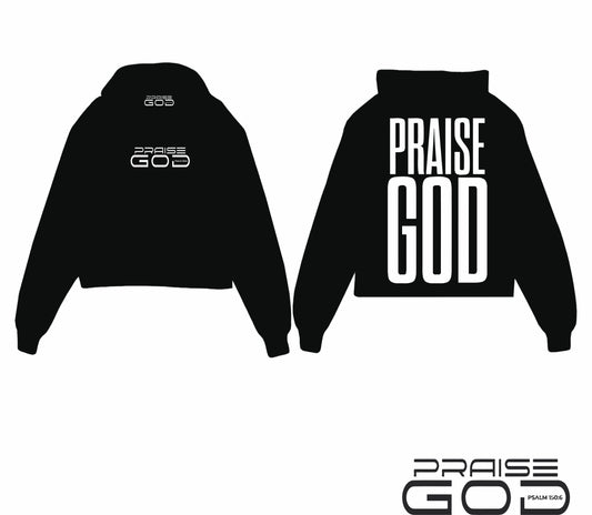 Praise God Hoodie Cropped